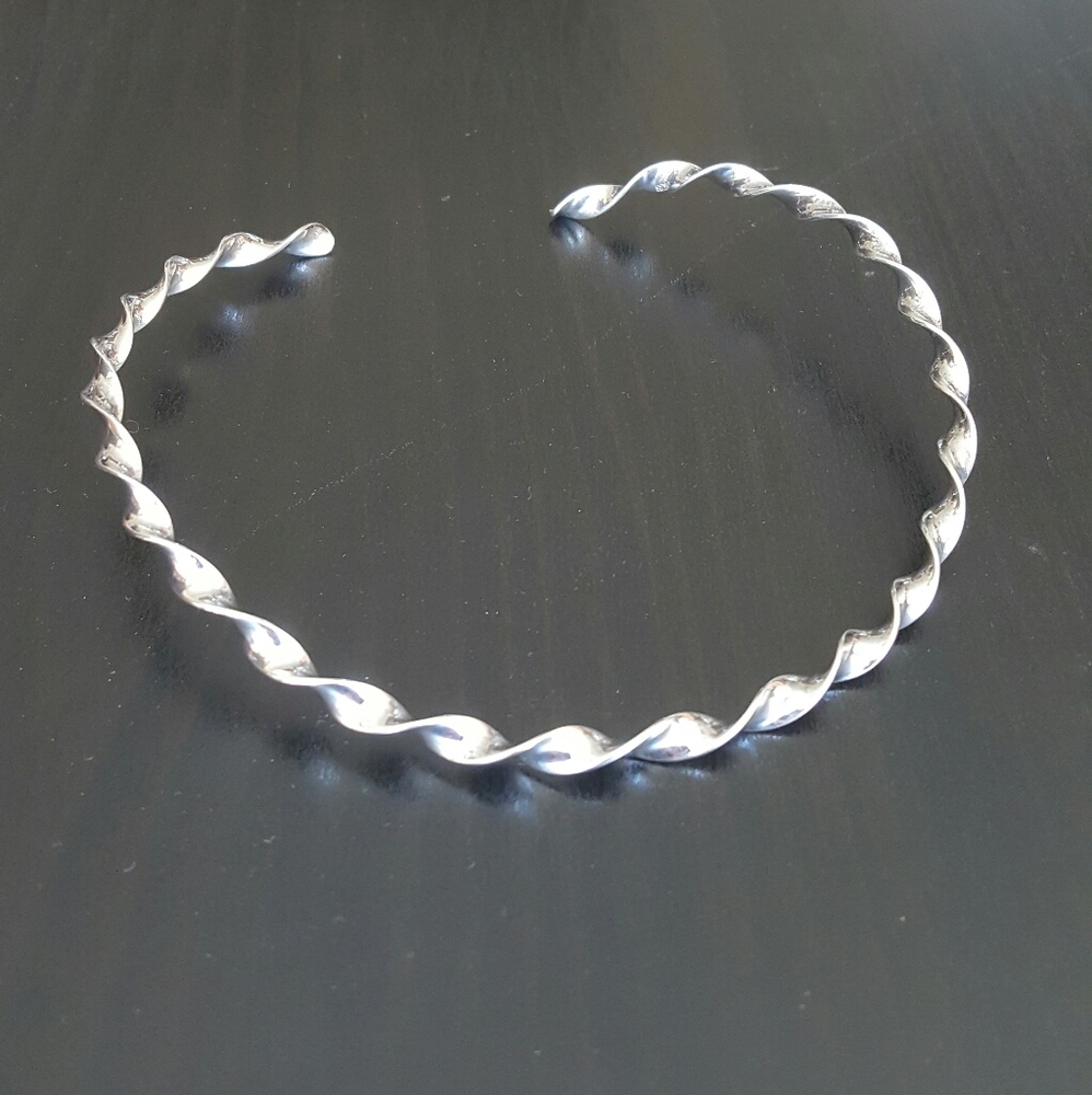 Sterling Silver Collar Necklace